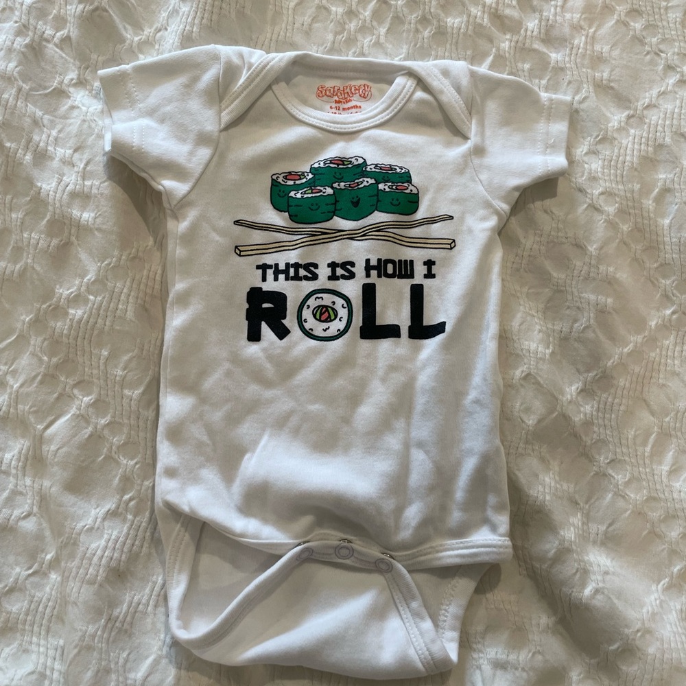 Sara Kety Baby & Kids Sushi 🍣 baby onsie